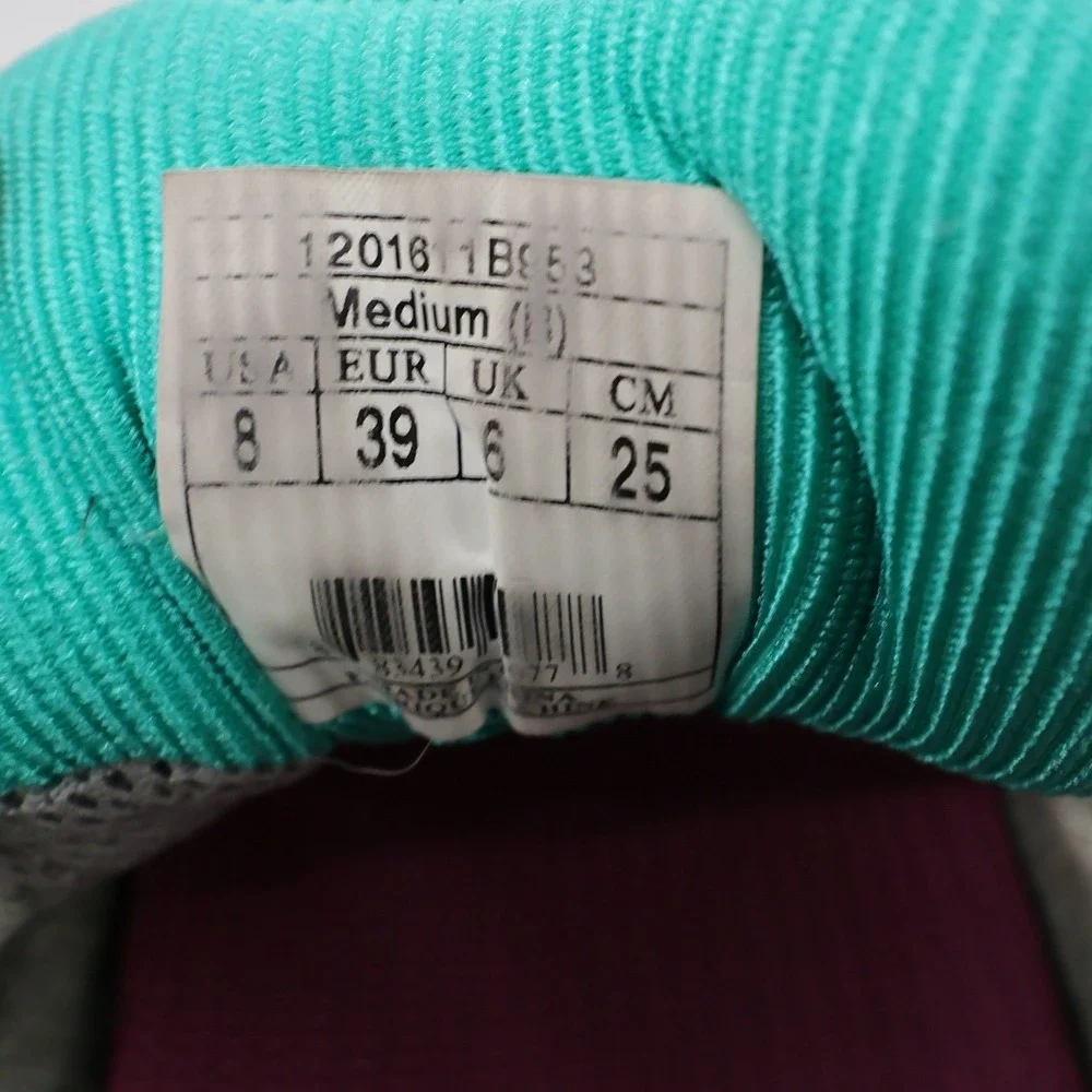 Brooks‎ Ghost 7 Mesh Running Sneakers Grey Purple Womens 8 - Flaws